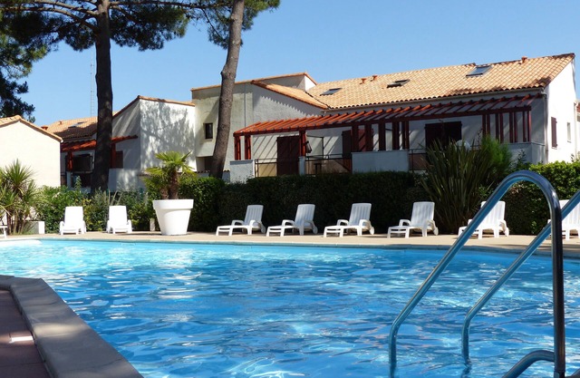 La Palmyre appart. terraza orientada al sur, piscina, proximidad a la playa, 4 pers.