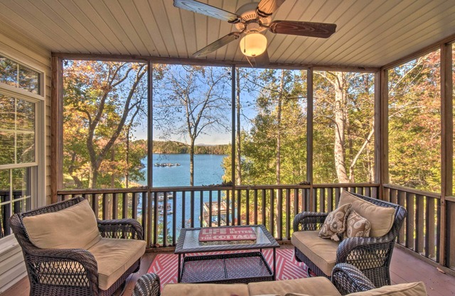 Lake Keowee Home w / Dock - 12 millas de Clemson Campus