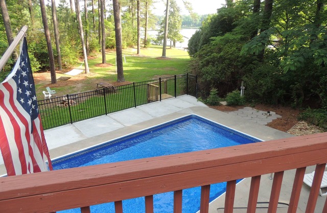 Frente al lago con piscina privada