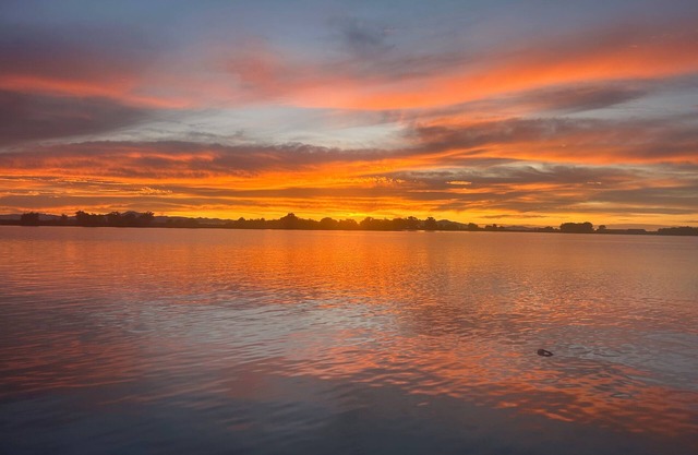 Lakeside glamping with full RV hookups