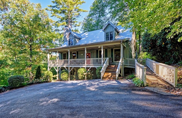 Lakeview Hideaway | Covered Front Porch with Lake View!
