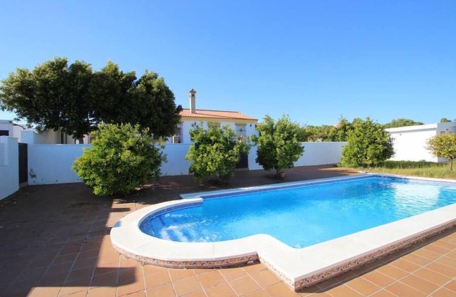 Gran piscina, terraza y jardín, ambiente andaluz, mosquitera - Casa Pradillo -