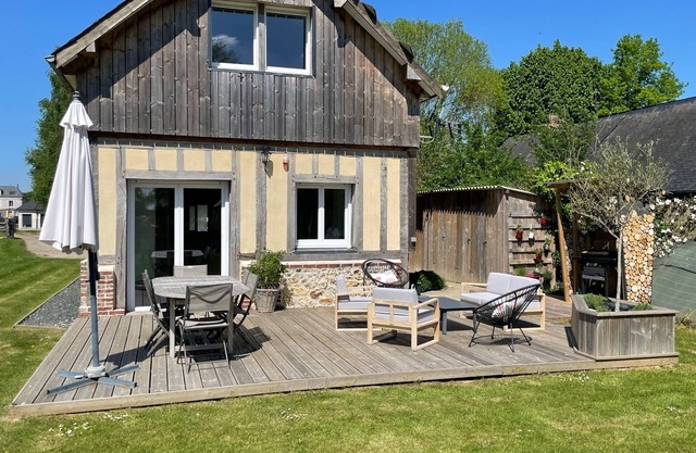 Cottage Large TERRACE, COMFORT, Countryside near HONFLEUR and BEACH