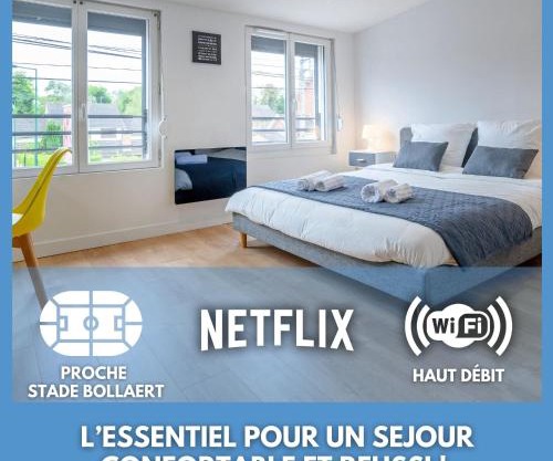 Le Louvre Lens - Premium - Wifi - Balcon & Parking