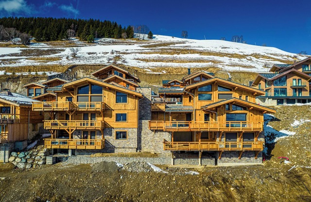 LES CHALETS DU PIC : 26 pers panoramic view of the mountains