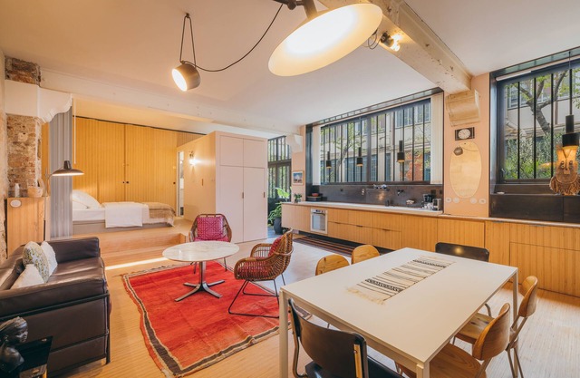 loft in the oberkampf district 2 bdr 2 baths