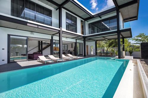 Loft-Style Hyper Modern 4Br Villa Sunset garden 6 with 12x5m Salt Pool