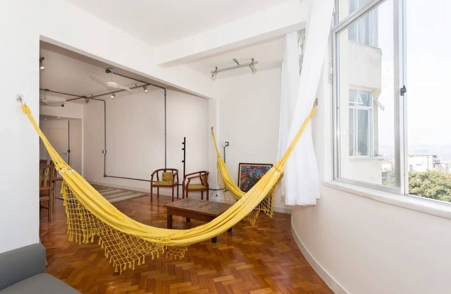Apartamento tipo loft con la parte superior de Río y la Bahía de Guanabara
