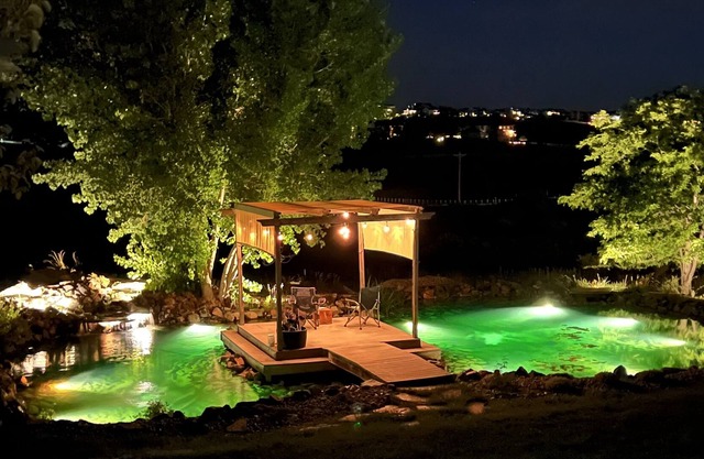 Colorado Log Home w/ Heated Pool, Views, and Pond
