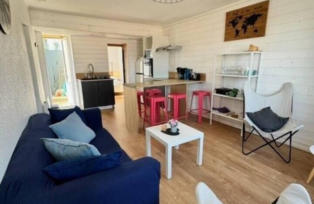 Bonito apart 55m² 5 pers 2 habitaciones,terraza vista al mar