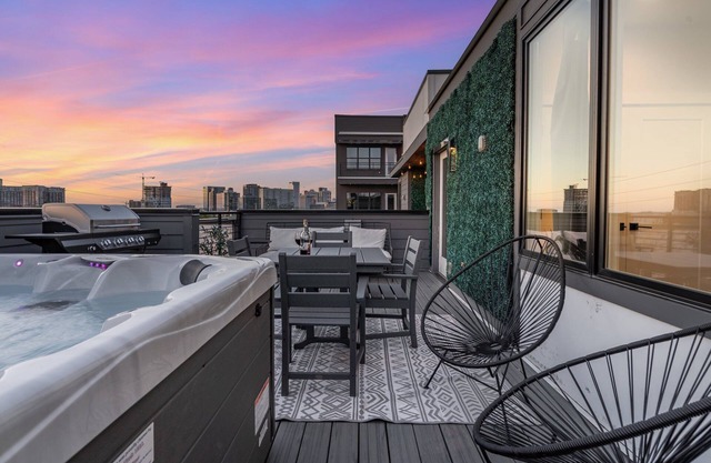 Luxe-cowboy Country-rooftop Patio-downtown Living