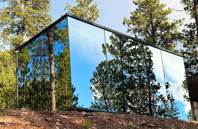 Luxe Mirror Cabin by REFLECT+RECONNECT / / Hot Tub