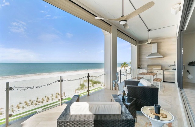 Luxurious Beachfront Vacation Getaway | 4-Bedroom, 4.5-Bath w/ Heated Pool & Spa | Sleeps 12