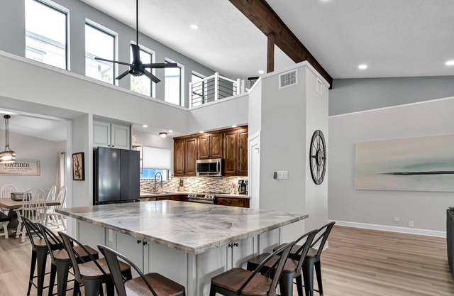 Luxury Lakefront Home with Pool, Private Dock, Game Room, Putting Green & Outdoor Oasis!