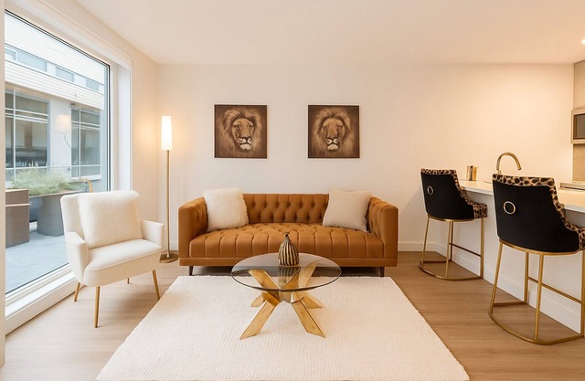 Luxury Oasis 1BR + Den Walk to Golden 1