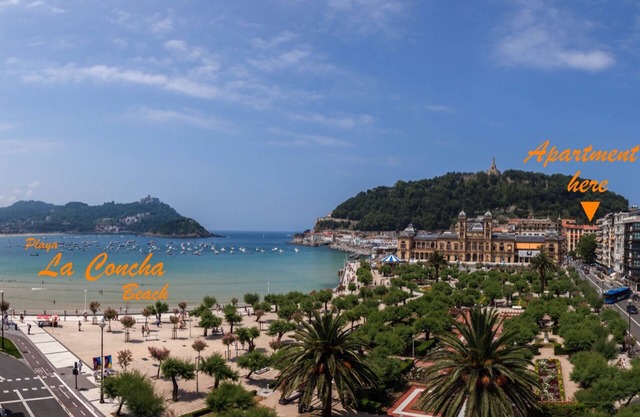 PARTE VIEJA JUNTO A LA PLAYA por www.SanSebastianApartments.es