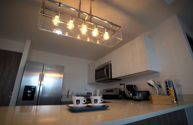 Luxury Modern Escazu 1 Bedroom Apartment Views, Pool, Gated, 24/7 Security