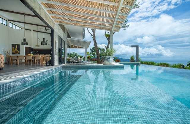 Luxury private ocean view villa hidden in the jungle