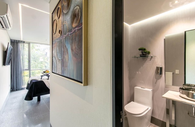 Habitación de lujo con vista, balcón