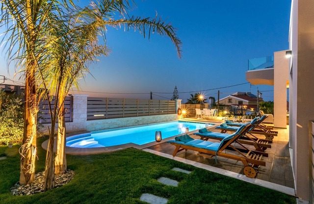 Villa de lujo Creta | Villa Marina Mare | 4 habitaciones | Piscina privada | Sauna | Chania