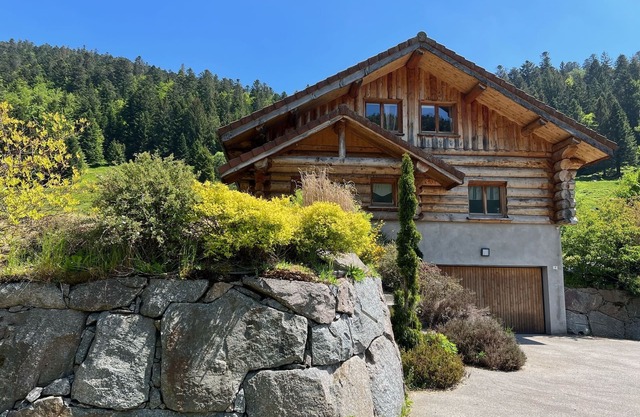 Magnifique Chalet en Rondins 6/8 Personnes Avec Sauna à LA Bresse