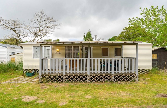 Mobilhome 'Mobilhome Mh287 La Tremblade' con piscina compartida, terraza y aire acondicionado