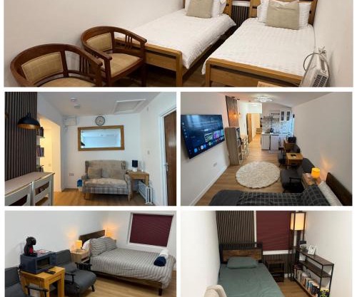 Modern East London Apartment with Private Studio & Guest Rooms-Near Bow, Victoria Park