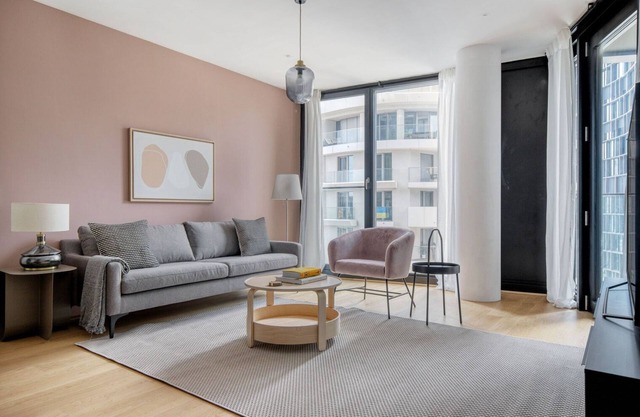 Modern Favoriten 2BR w/ Gym, Lounge & Elevator, nr Metro, by Blueground