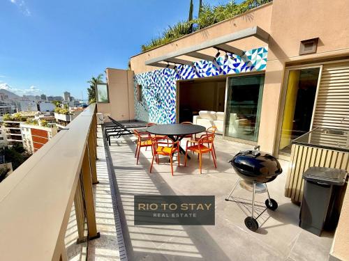 Ático moderno con terraza en Leblon