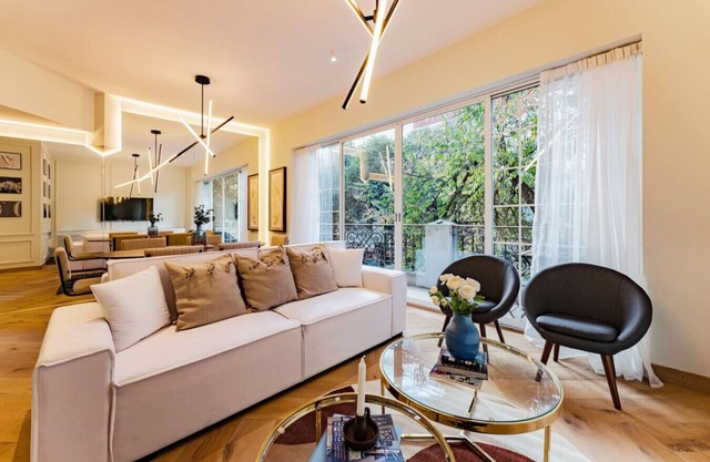 Modern Retreat with Balcony, Office Space & Style