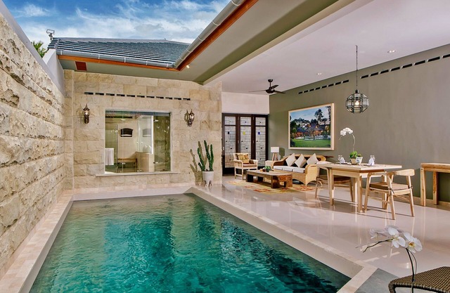 Villa de 2 dormitorios, espaciosa con piscina privada
