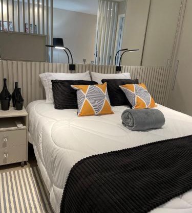Morada Deluxe Vila Olímpia - Flat em hotel moderno em bairro nobre