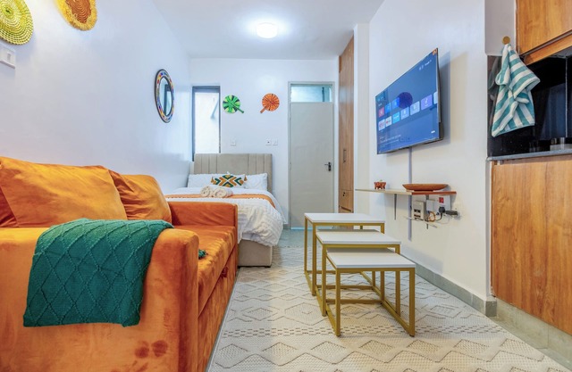 Mukeni's studio with WiFi,netflix,sofa bed+bed, 5 min to TRM