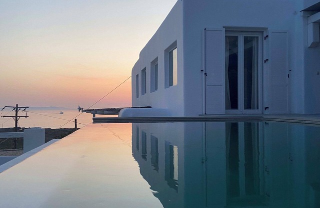 Mykonian Luxury Villa Azure w Sea View and Pool