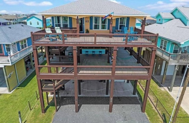 4B3B Sleeps 12, Hot Tub, Golf Cart, Ocean View, Elevator, Huge Covered Deck,