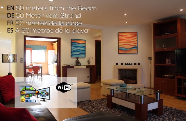 Nazaré - ¡Apartamento de 3 dormitorios, a 50 metros de la playa! WIFI GRATUITO