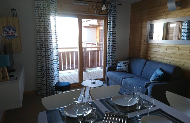 Nuevo apartamento ski-in ski-out con garaje