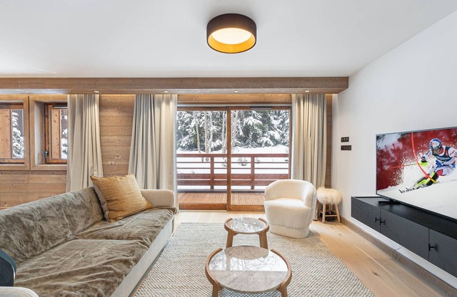 Apartamento nuevo con terraza en Mont d'Arbois, Megève