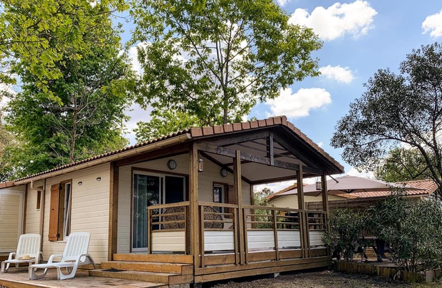 NUEVO CHALET 4 PERS. CUALQUIER CONFORT PISCINA CLIMATIZADA DEL MAR DEL SUR DE LANDES