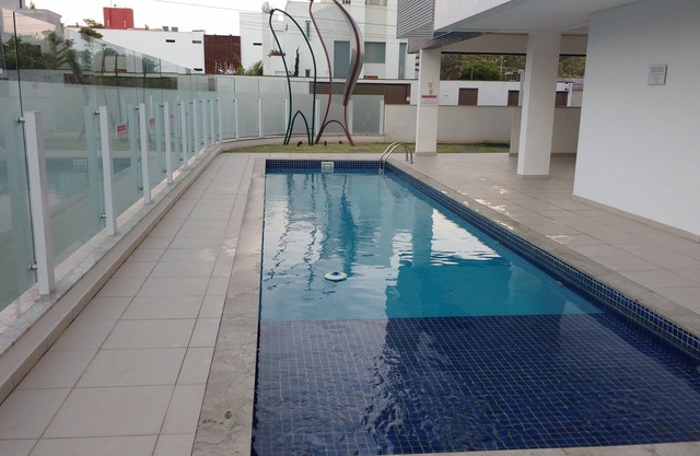 Apartamento nuevo, 2 habitaciones, amueblado con piscina en la playa del Nuevo Campeche / Floripa