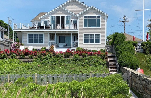 NEW LISTING! Beachfront 5BD--Central A/C, Amazing Water Views, on Bayview Beach & Hyannis Harbor