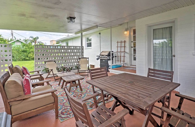 ¡NUEVO! Ormond Beach Cottage w / Patio - Walk to Ocean!