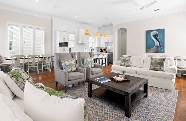 NEW Spacious Home with Bikes, Private Beach Access and Community Pool