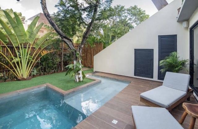 New Villa 4BDR private pool & jacuzzi TULUM Veleta! 10min Beach access Sleeps 12