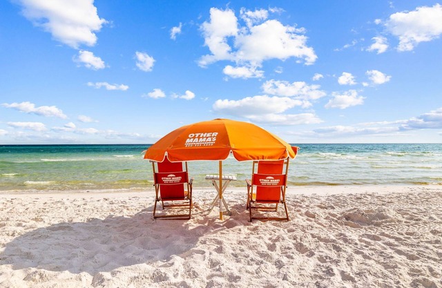Ground floor gulf front beach Blue Tide condo between Alys beach & The Hub.