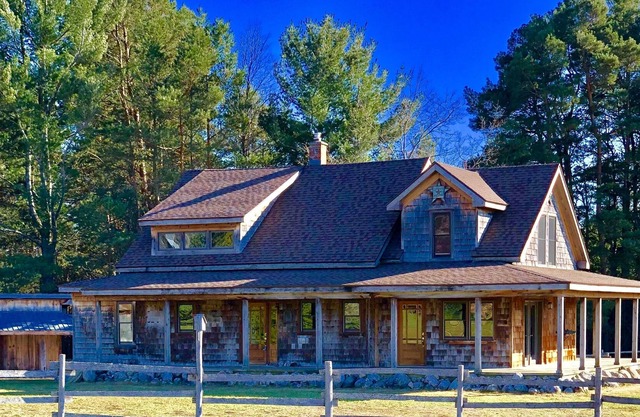 Granja nostálgica con vistas impresionantes