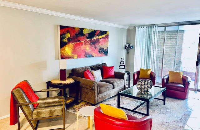 Med Center & NRG Cozy Chic City Condo