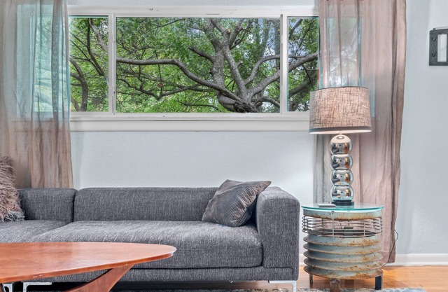 Oak Canopy with Cheerful Sprawling Backyard