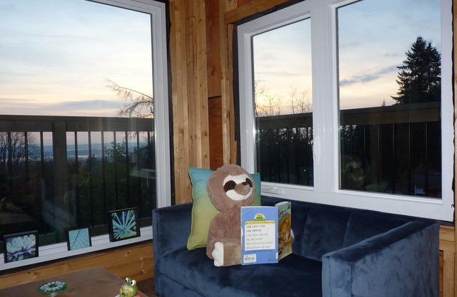 Vistas al mar / ciudad; cerca del centro de Vancouver, esquí, cruceros; casa del árbol; cubierta