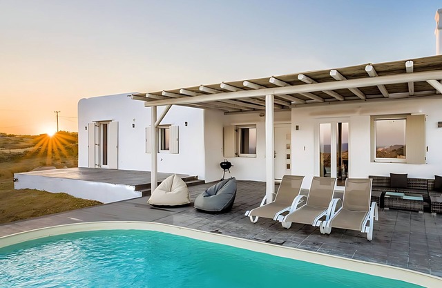 Casa con vista al mar, Mykonos
